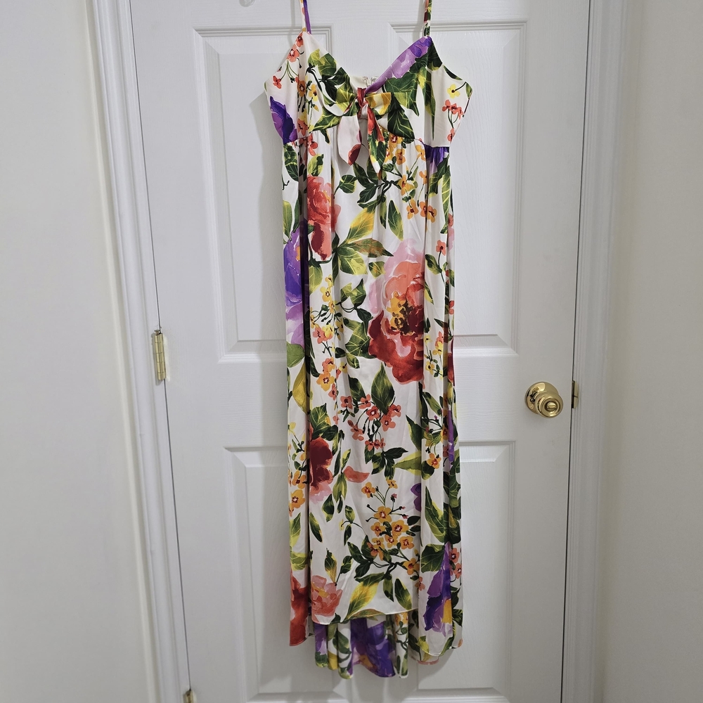 London Times Multicolor Floral Maxi Dress
